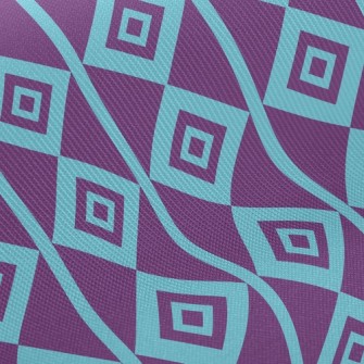 Psychedelic Purple Rhombus Twill