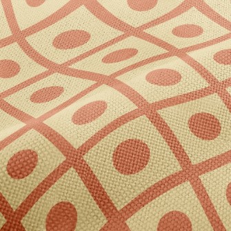 Cross Diamond Dots Performance Linen