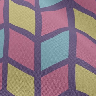 Colorful Mosaic Waves Chiffon