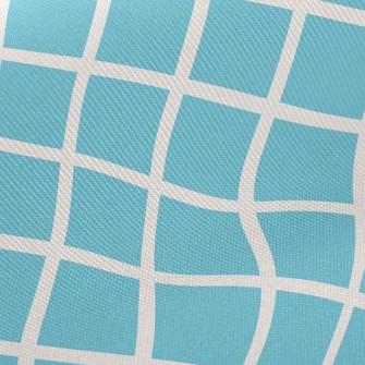 White Line Cross Grid Twill