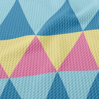 Visual Sense Multicolor Triang Birdseye Piqué