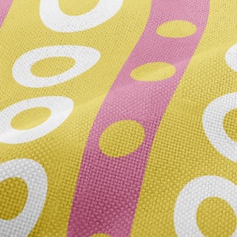 Dots And Lines Of Different Si Performance Linen