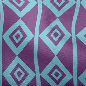 Psychedelic Purple Rhombus Dobby