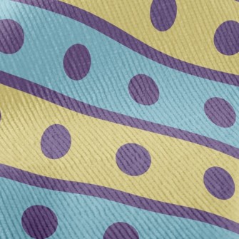 Polka Dot Lines Standard Corduroy