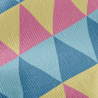 Visual Sense Multicolor Triang Standard Corduroy