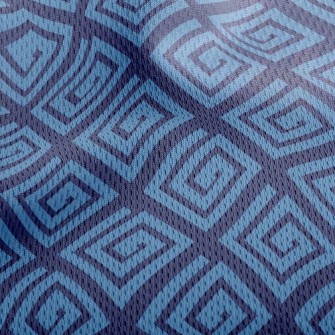 Maze Surround Grid Athletic Mesh Flat Back