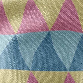 Visual Sense Multicolor Triang Waterproof Canvas