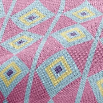 Stacking Diamond Cubes Performance Linen