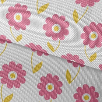 Elegant Pink Flowers Waterproof Oxford