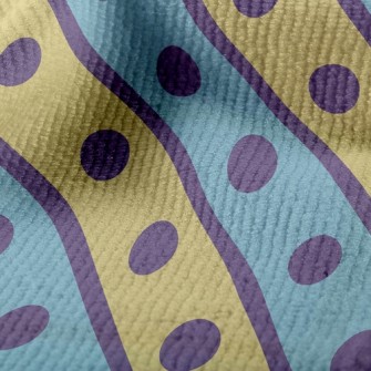 Polka Dot Lines Terry