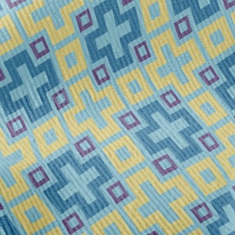 Cross Block Mosaic Standard Corduroy