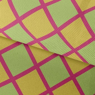 Two-Color Stitching Diamond Waterproof Oxford