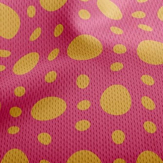 Arrangement Of Dots Athletic Mesh Flat Back