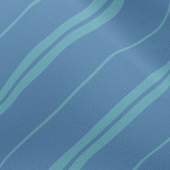 Temperament Diagonal Stripes Chiffon