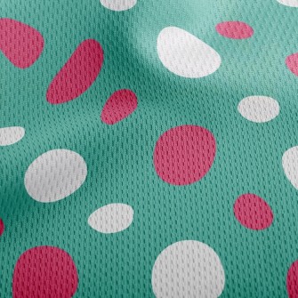 Deformed Dots Athletic Mesh Flat Back