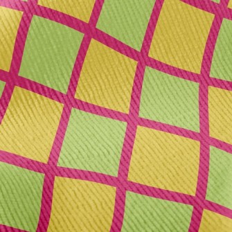Two-Color Stitching Diamond Standard Corduroy