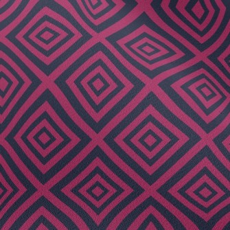 Pink Black Line Square Chiffon