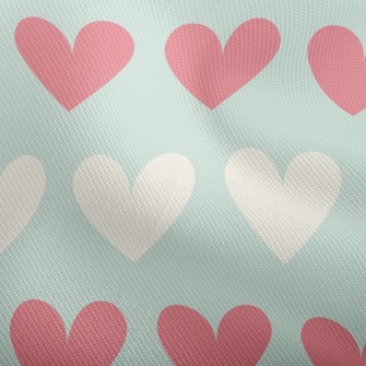 Pastel Bicolor Heart Dobby