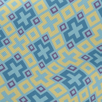 Cross Block Mosaic Twill