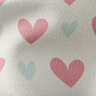 Cute Heart Waterproof Canvas