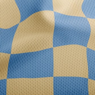 Tile Size Athletic Mesh Flat Back
