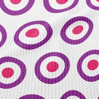 Empty Dot Circle Birdseye Piqué