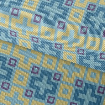 Cross Block Mosaic Waterproof Oxford