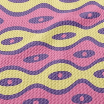 Elliptical Wave Birdseye Piqué