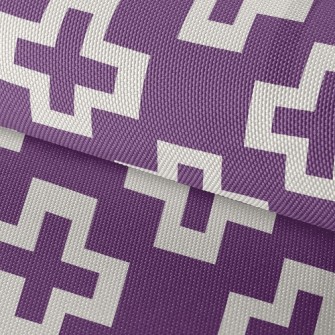Psychedelic Cross Print Waterproof Oxford