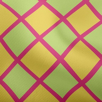 Two-Color Stitching Diamond Dobby