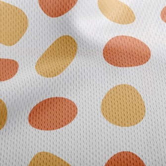 Two-Color Vibrant Dots Athletic Mesh Flat Back