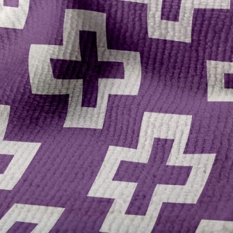 Psychedelic Cross Print Terry