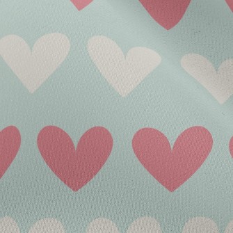 Pastel Bicolor Heart Chiffon