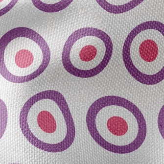 Empty Dot Circle Waterproof Canvas