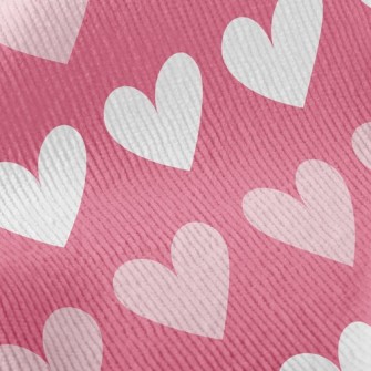 Sweet Double Color Love Standard Corduroy