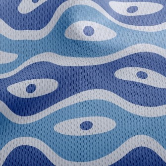 Little Waves Athletic Mesh Flat Back