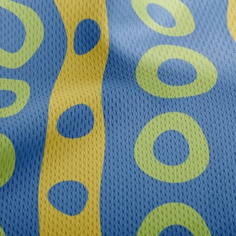 Size Circle Line Athletic Mesh Flat Back