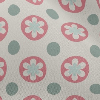 Circle Flower Dots Chiffon