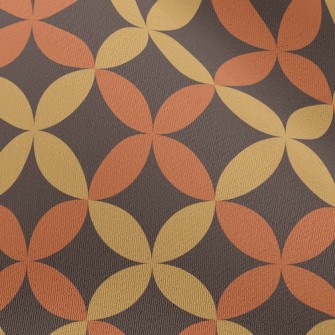 Two-Color Petal-Shaped Floral Chiffon