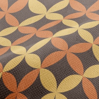 Two-Color Petal-Shaped Floral Performance Linen