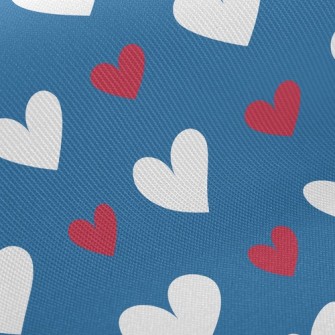 Fashion Two-Color Heart Twill
