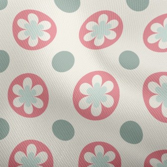 Circle Flower Dots Dobby