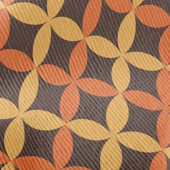 Two-Color Petal-Shaped Floral Standard Corduroy