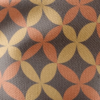 Two-Color Petal-Shaped Floral Waterproof Canvas