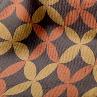 Two-Color Petal-Shaped Floral Terry