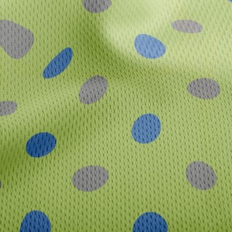 Mini Two-Color Dots Athletic Mesh Flat Back