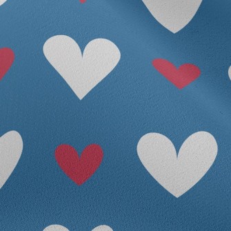 Fashion Two-Color Heart Chiffon