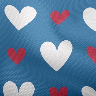 Fashion Two-Color Heart Dobby
