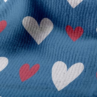 Fashion Two-Color Heart Terry