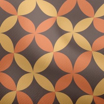 Two-Color Petal-Shaped Floral Dobby